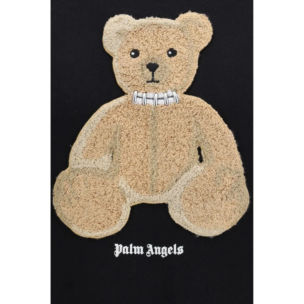 Palm Angels Sort bomuldssweatshirt