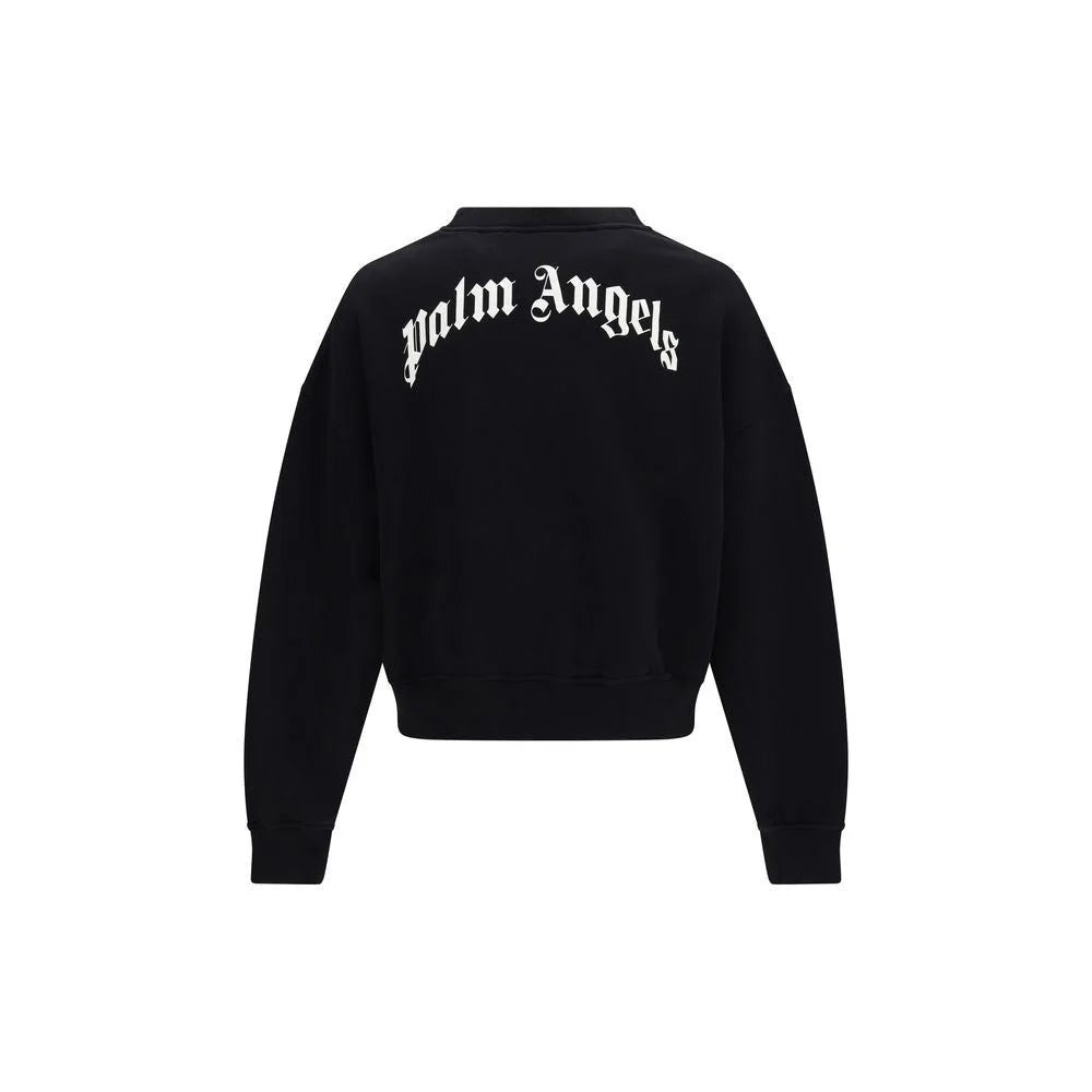 Palm Angels Fekete Pamut Pulóver