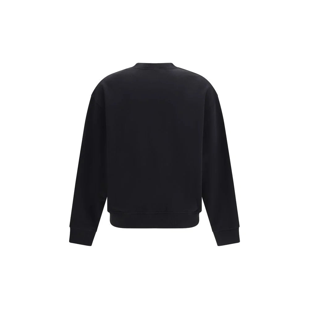 Polo en coton noir Palm Angels