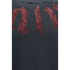 Palm Angels Black Cotton Sweatshirt