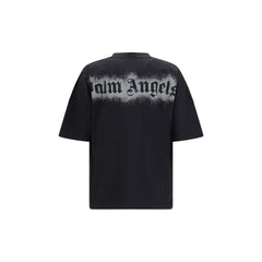 Palm Angels Black Cotton T-Shirt - S