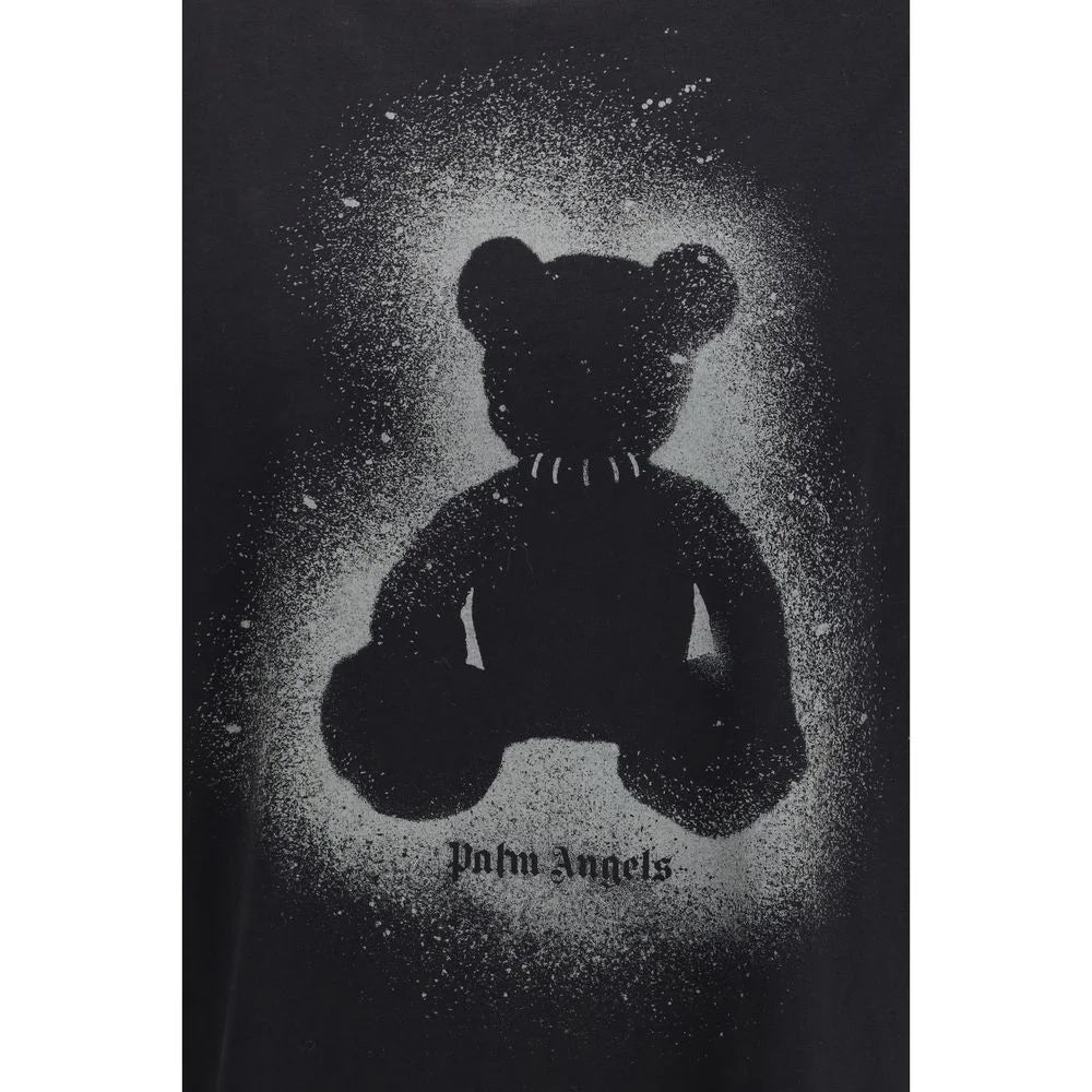 Palm Angels Black Cotton T-Shirt - S