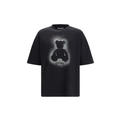 Palm Angels Black Cotton T-Shirt - S