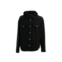 Palm Angels Black Denim Shirt