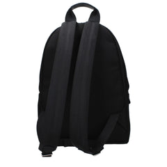 Palm Angels Black Fabric Backpacks