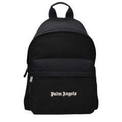 Palm Angels Black Fabric Backpacks