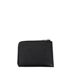 Palm Angels Black Leather Cardholders