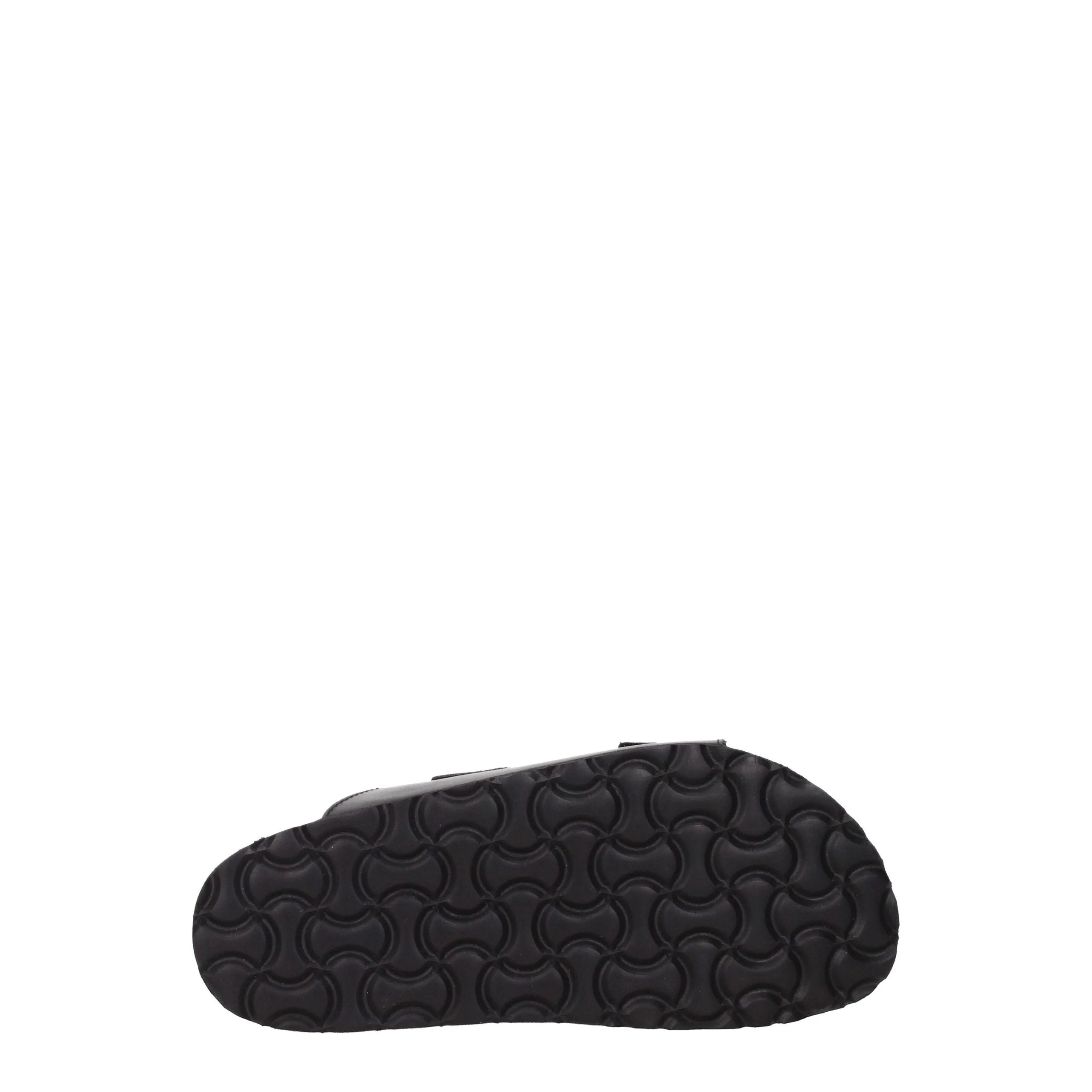 Palm Angels Black Leather Slippers Sandals - EU37/US7 - Sandals