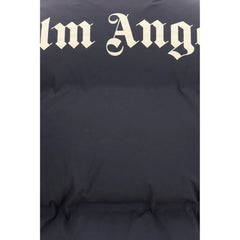 Palm Angels Schwarze Polyamid-Jacke ohne Ärmel