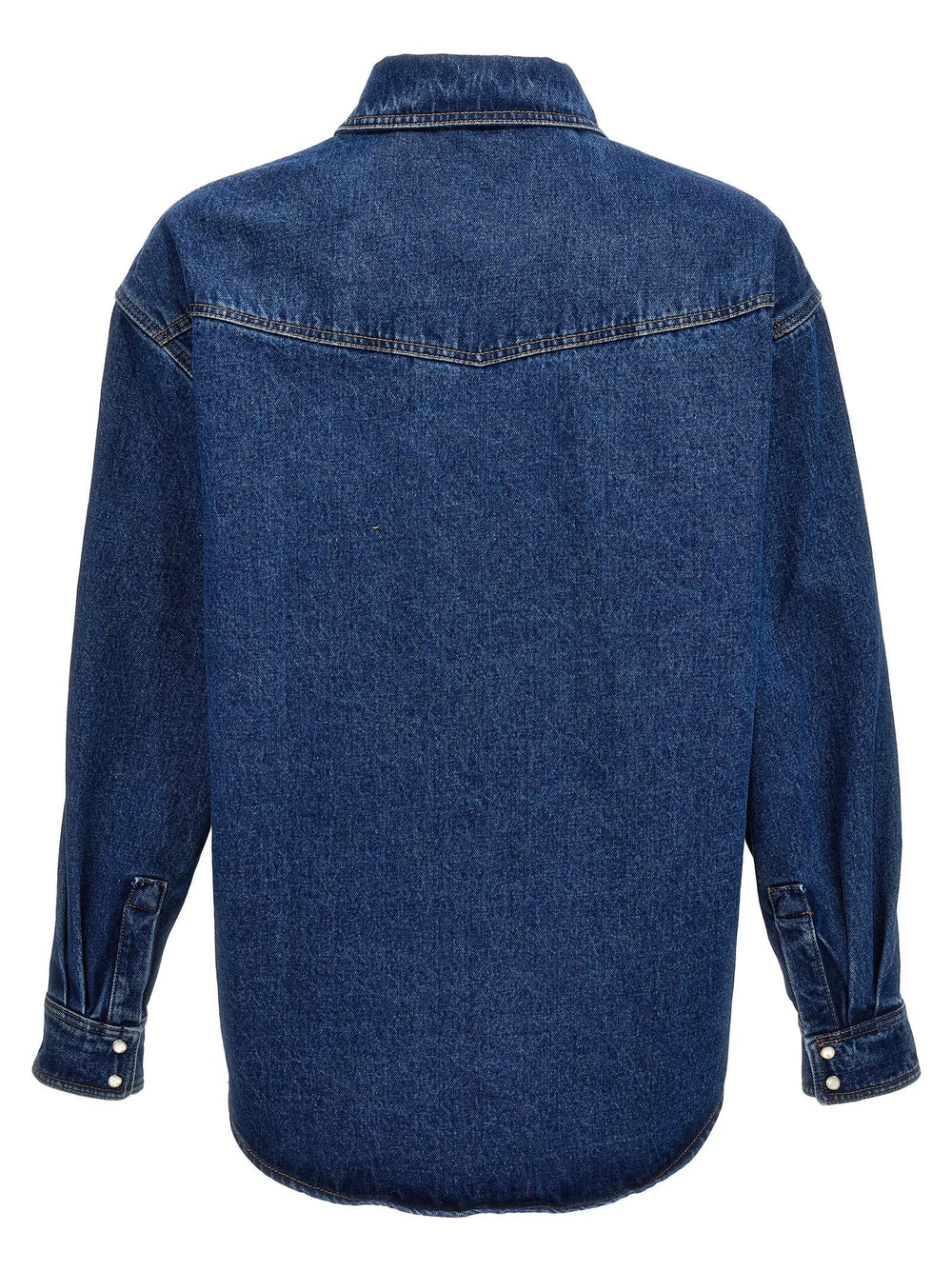 Palm Angels Blue Polyester Denim Jacket