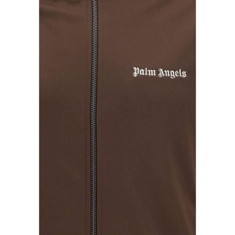 Palm Angels Brown Polyester Sweatshirt