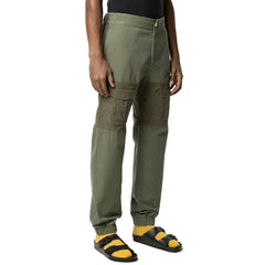 Palm Angels Green Cotton Cargo Pants - 44