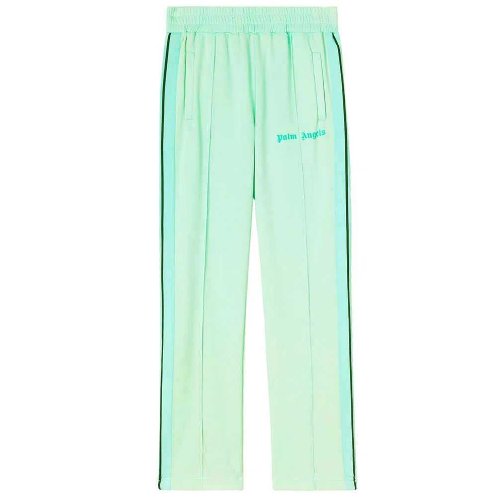 Palm Angels Green Nylon Men Pant - Joggers
