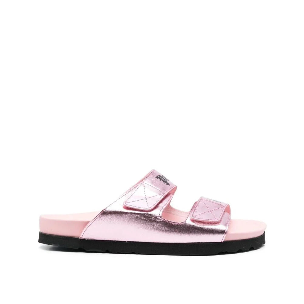 Palm Angels Leather Logo Sandals - Sandals