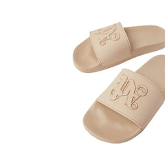 Palm Angels Monogram Pool Slides - Sandals