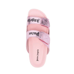 Palm Angels Multicolor Calfskin Strap-On Sandals - EU39/US9