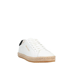 Palm Angels White Calfskin Platform Sneakers - EU43/US10
