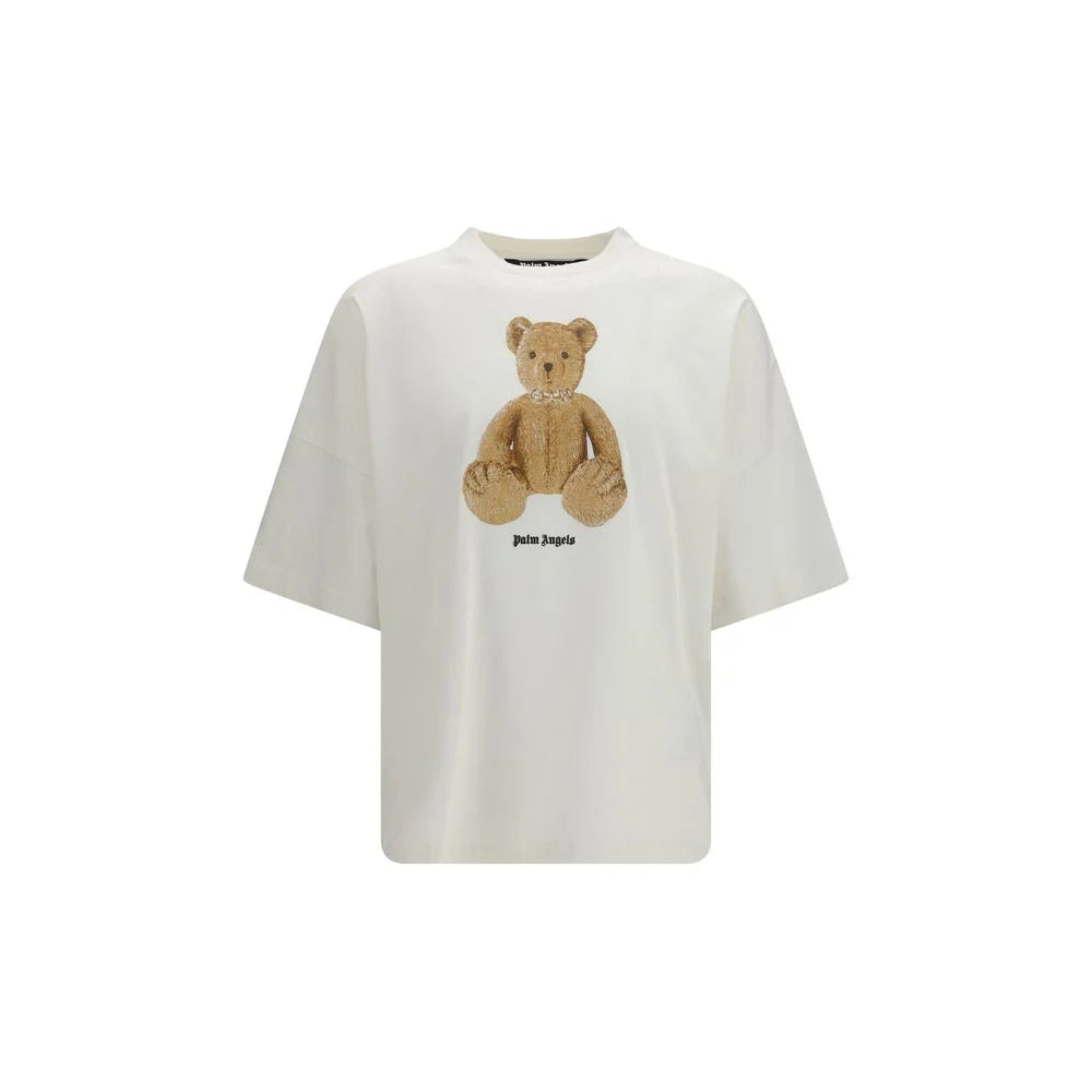 Palm Angels Vit Bomull T-Shirt