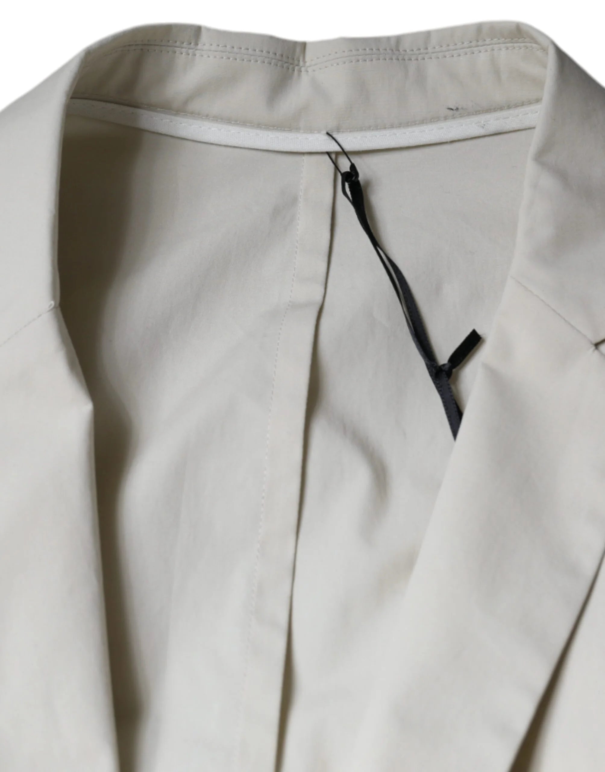 Paolo Pecora Milano Beige Single Breasted Dress Formal Coat Blazer - IT46 | S - Sport Jackets