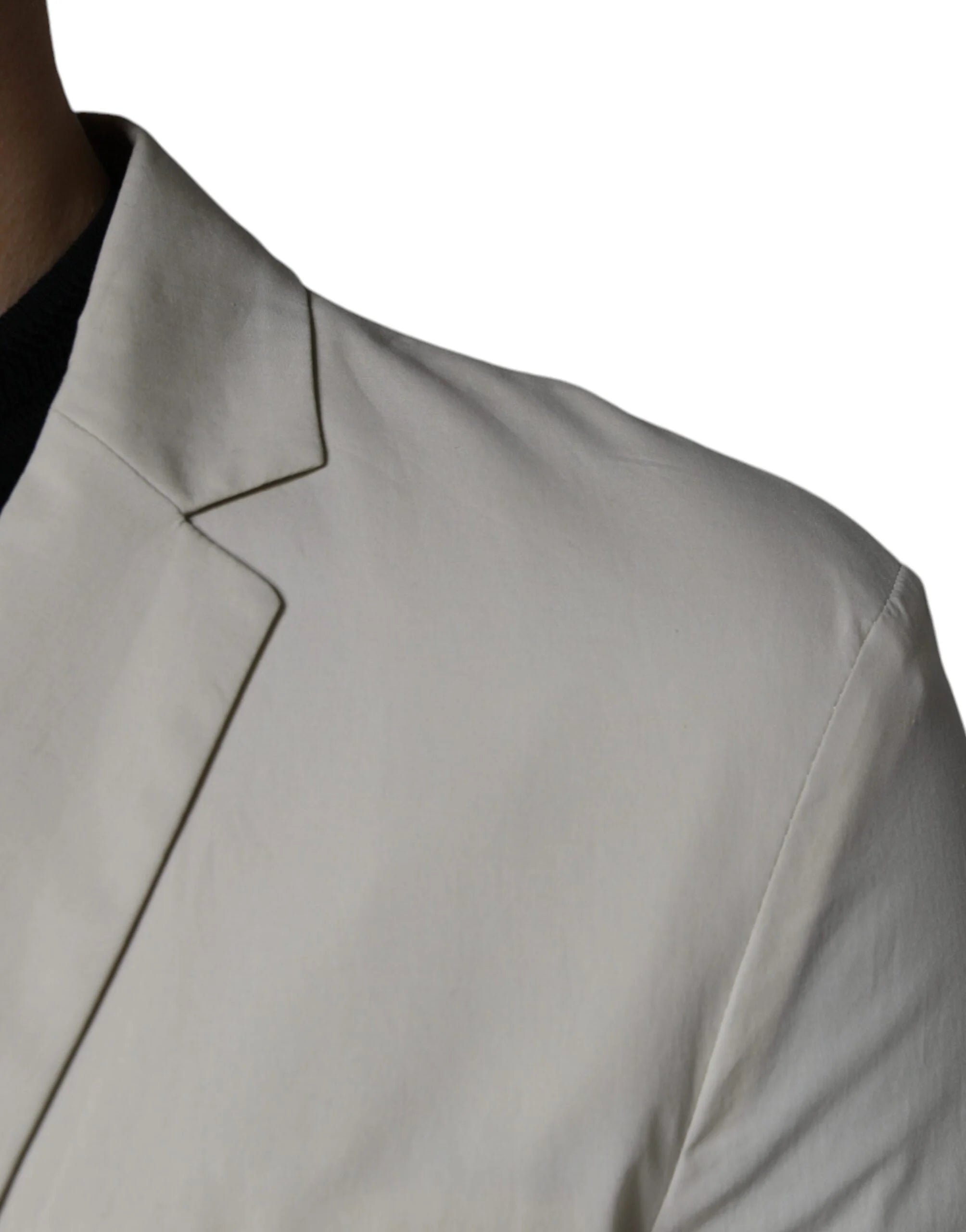 Paolo Pecora Milano Beige Single Breasted Dress Formal Coat Blazer - IT46 | S - Sport Jackets