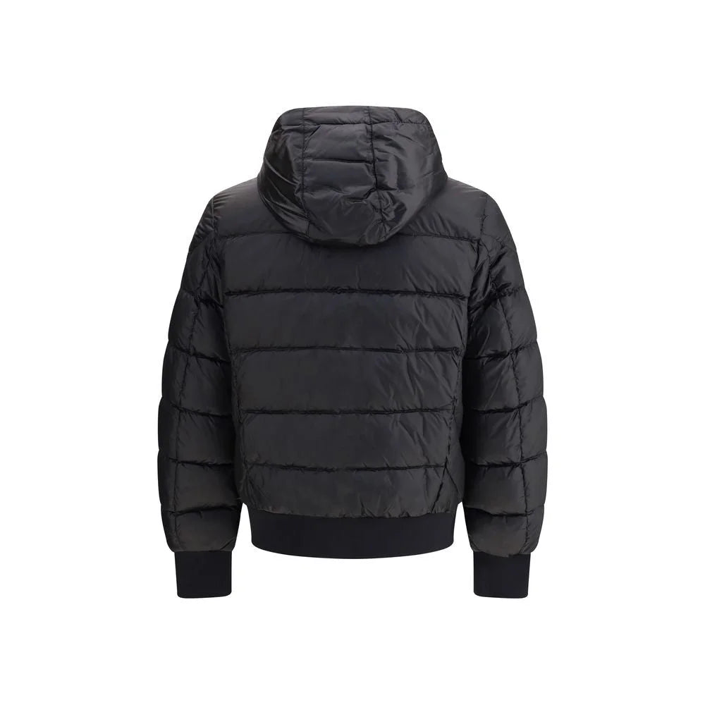 Parajumpers Black Polyamide Jacket Coat - XL