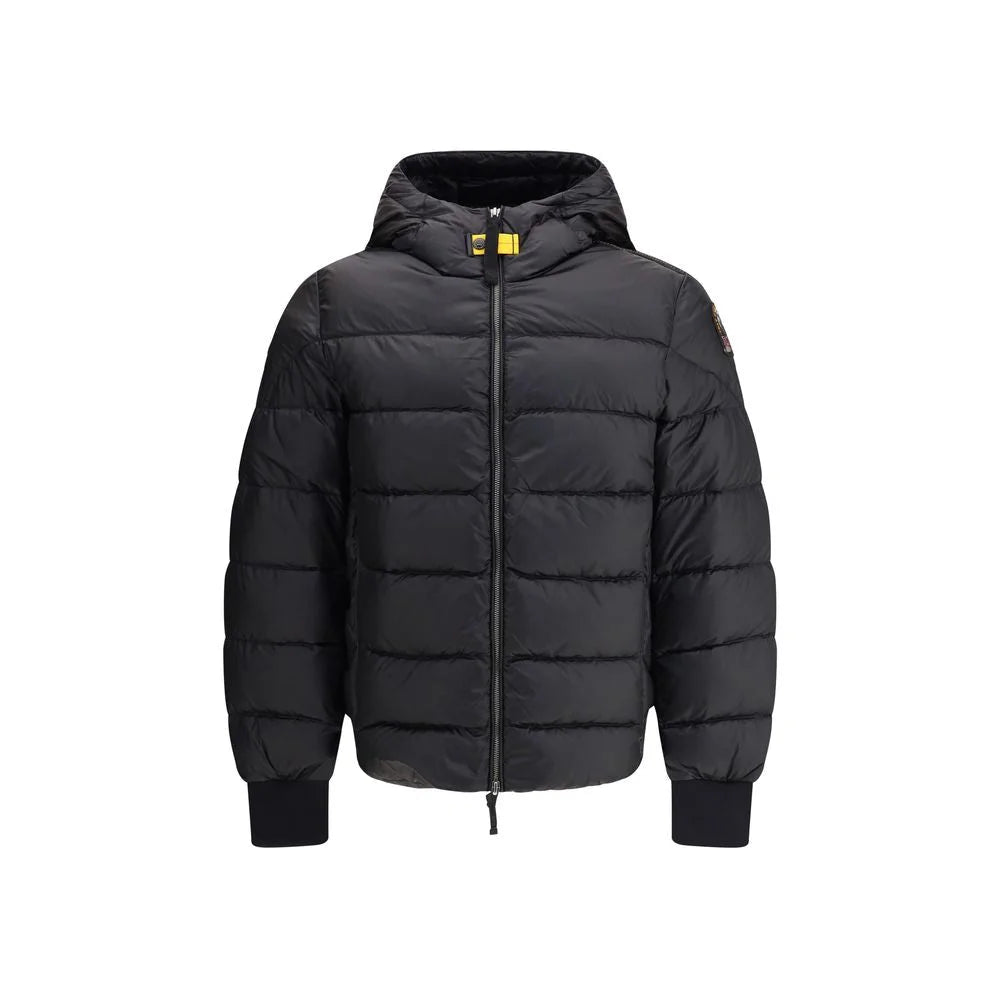 Parajumpers Black Polyamide Jacket Coat - XL