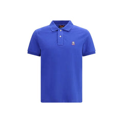 Parajumpers Blue Cotton Polo Shirt