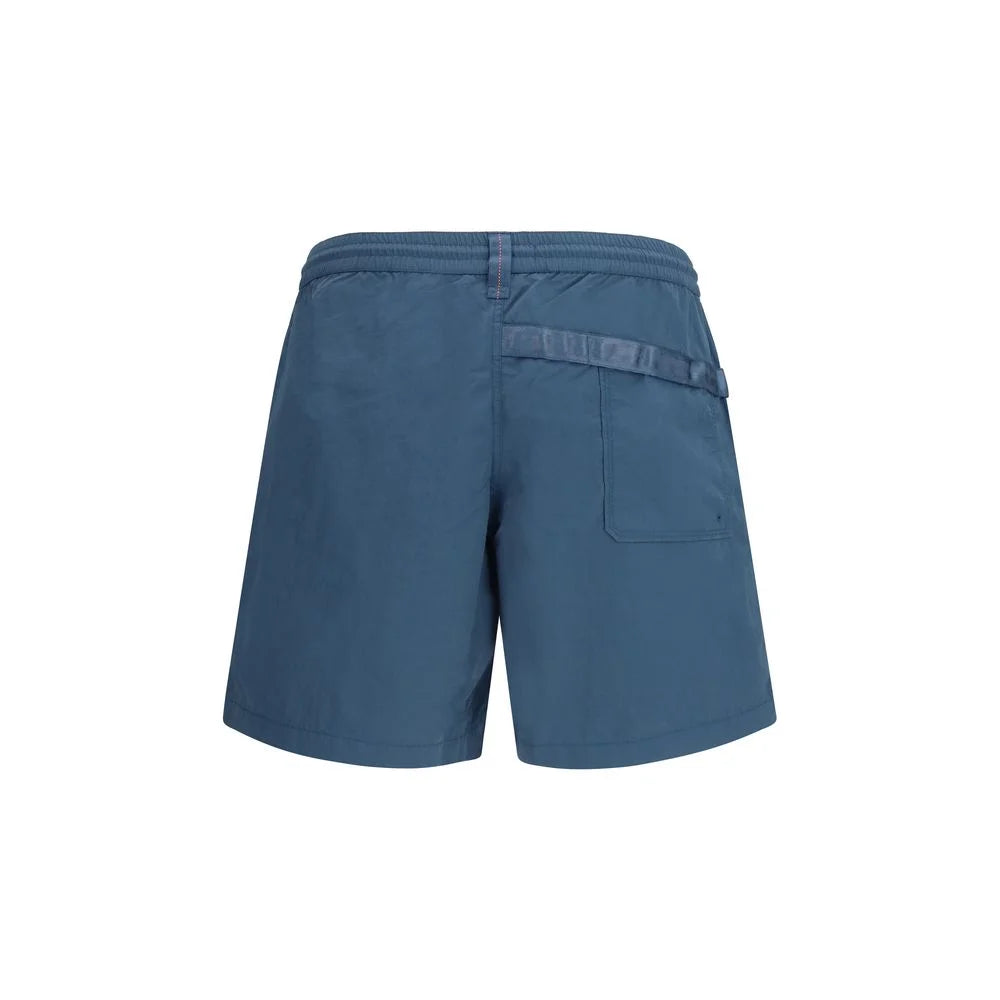 Parajumpers Blue Polyamide Bermuda Shorts - L