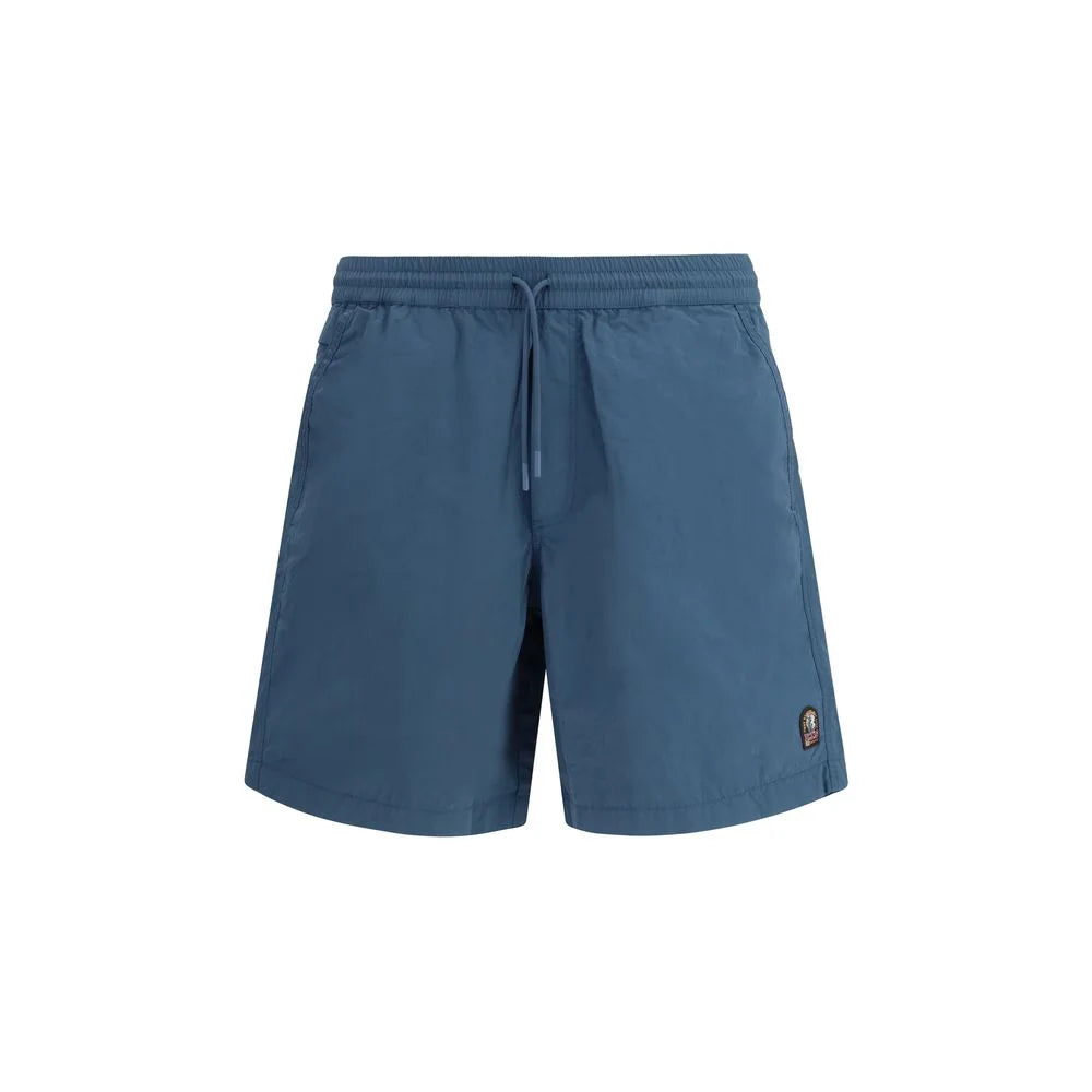 Parajumpers Blue Polyamide Bermuda Shorts - L
