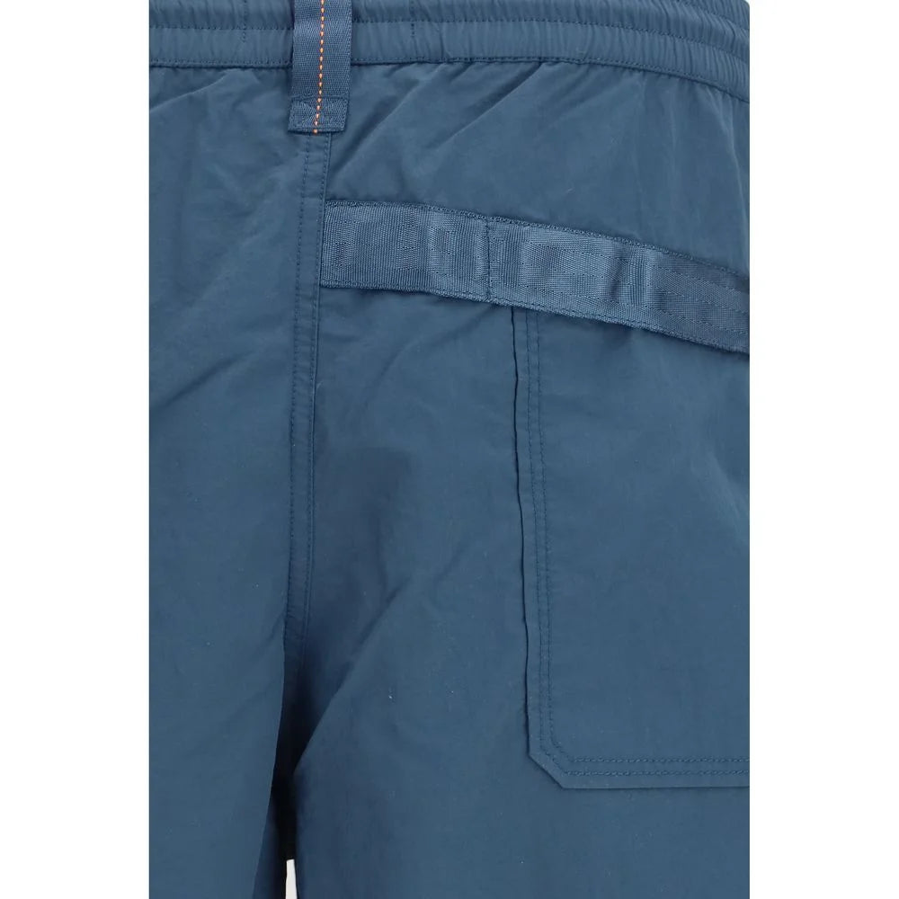 Parajumpers Blue Polyamide Bermuda Shorts - L