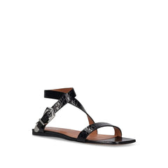 Paris Texas Lauren Croco Flat Sandals - Sandals