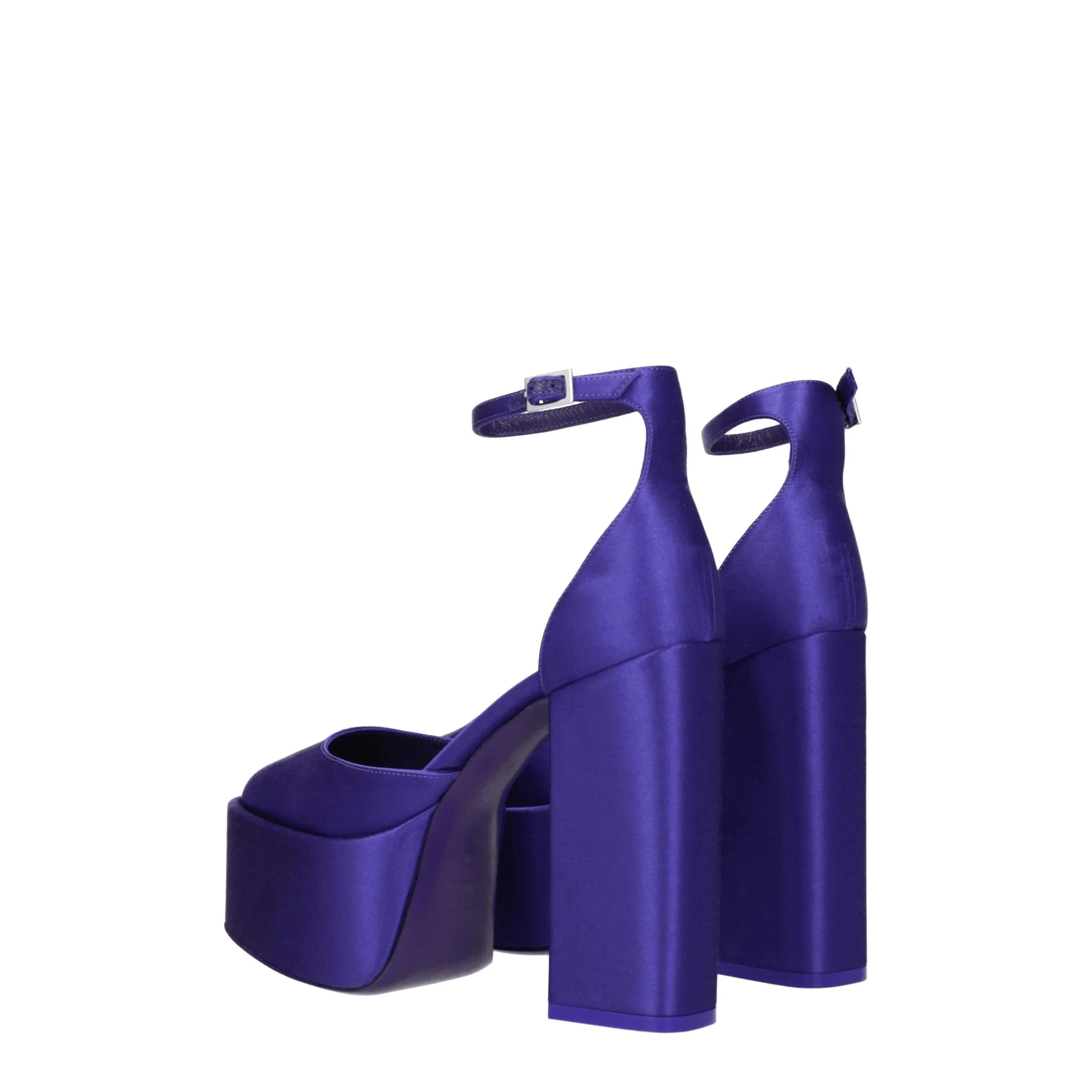 Paris Texas Purple Satin Platforms - EU38.5/US8.5