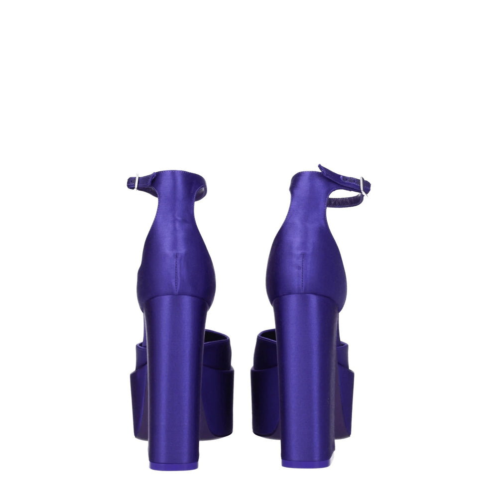 Paris Texas Purple Satin Platforms - EU38.5/US8.5