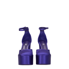 Paris Texas Purple Satin Platforms - EU38.5/US8.5
