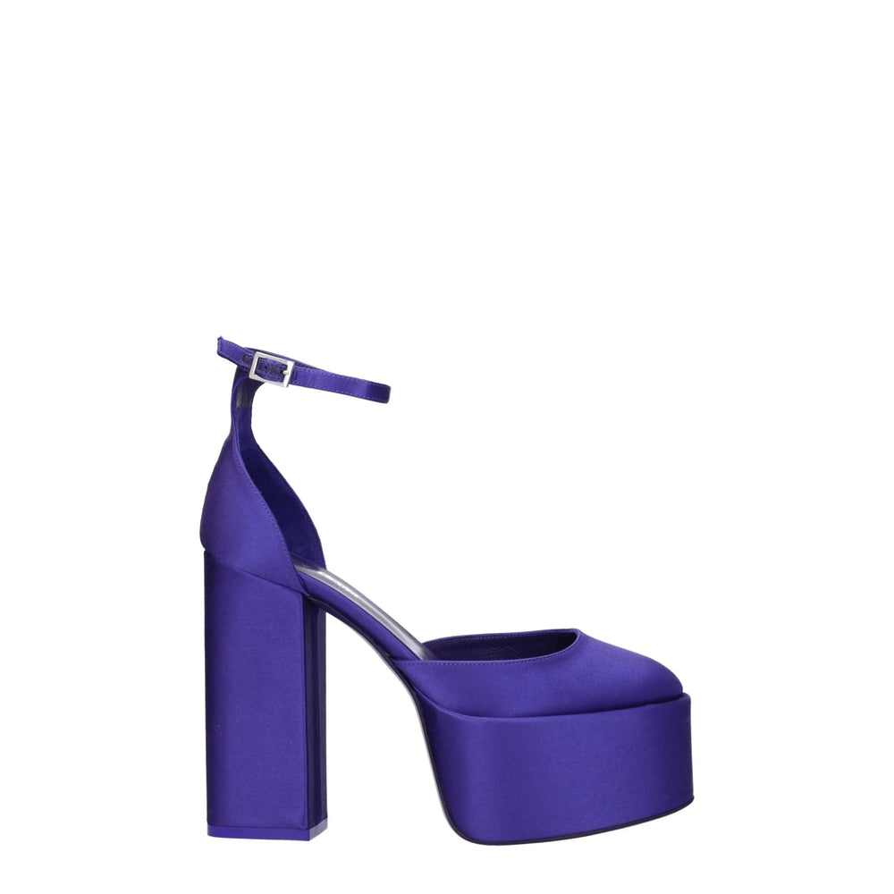 Paris Texas Purple Satin Platforms - EU38.5/US8.5