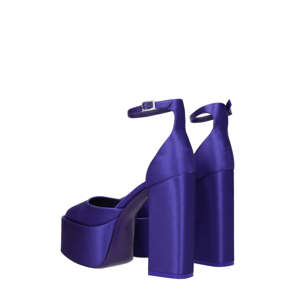 Paris Texas Purple Satin Platforms - EU38.5/US8.5