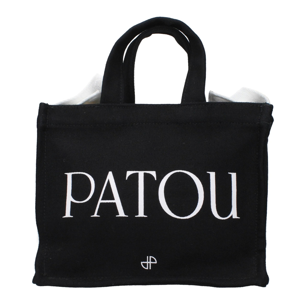 Patou Black Cotton Handbag