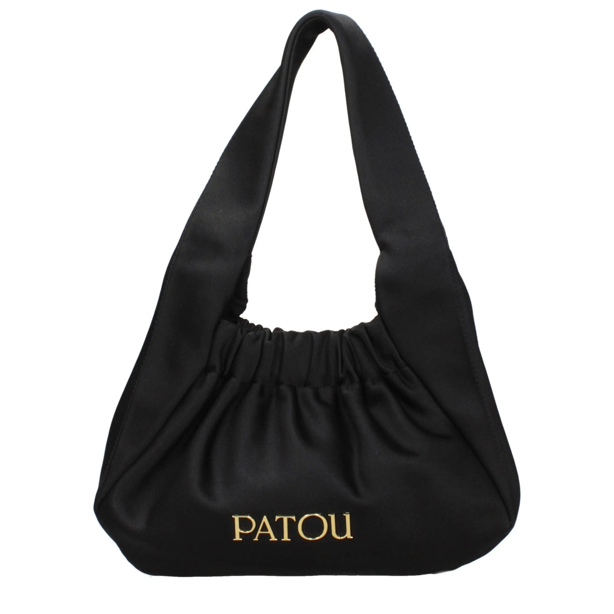 Patou Black Fabric Handbag