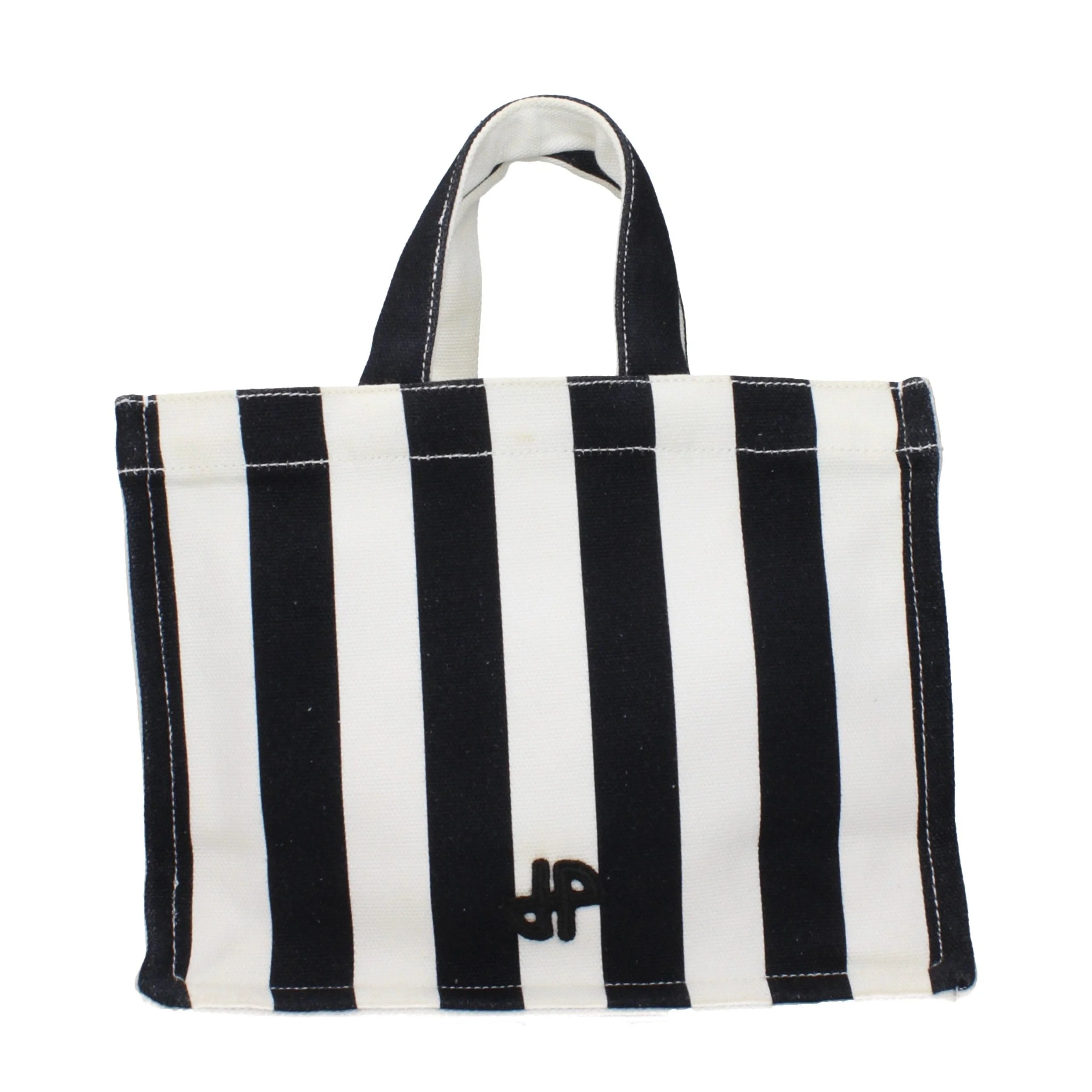 Patou Black Fabric Handbag
