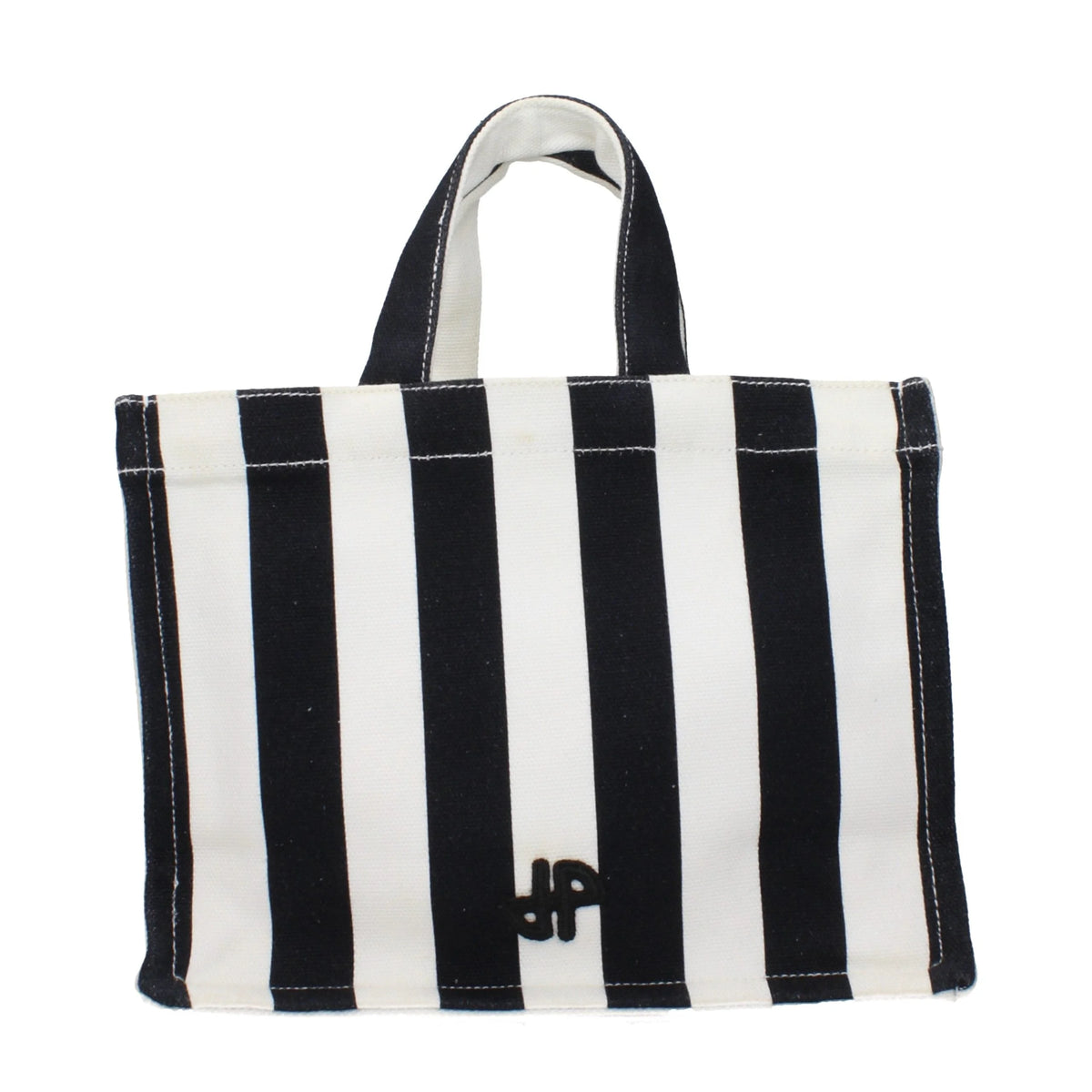 Patou Black Fabric Handbag