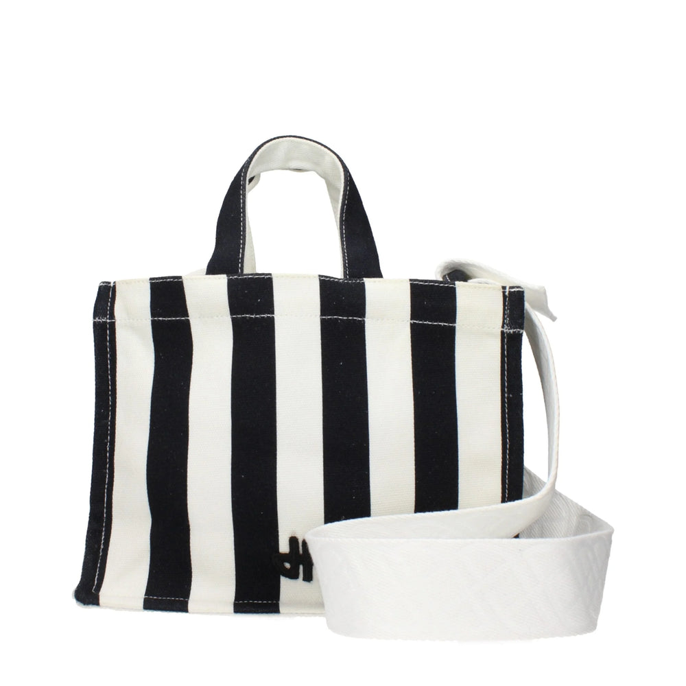 Patou Black Fabric Handbag
