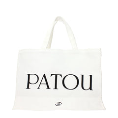 Patou White Fabric Handbag