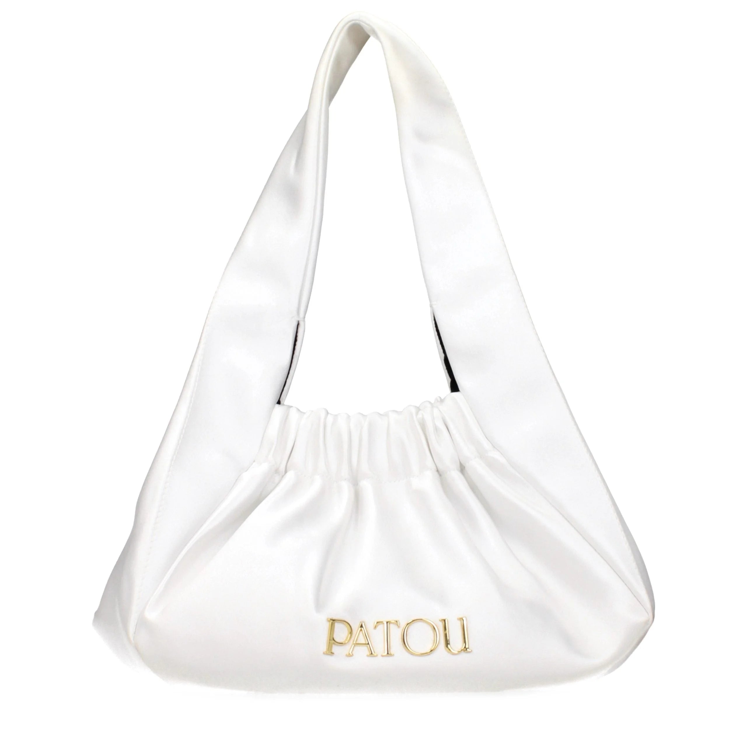Patou White Fabric Handbag