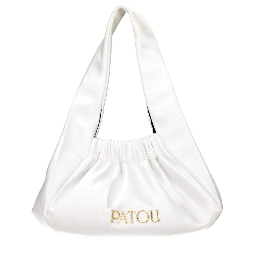 Patou White Fabric Handbag
