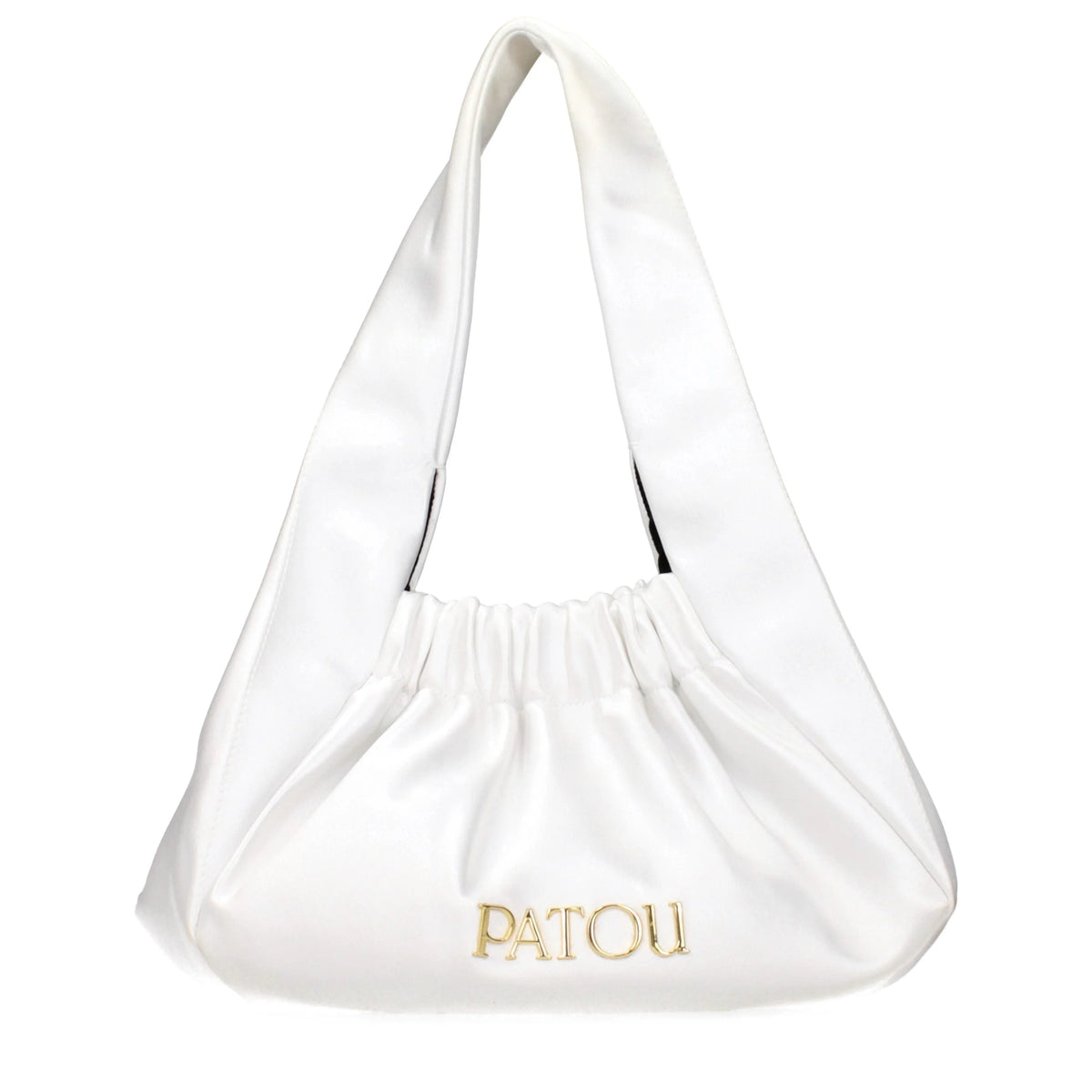 Patou White Fabric Handbag