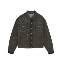 Patrizia Pepe Black Cotton Jackets & Coat - IT42|M - Trucker Jackets