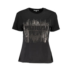 Patrizia Pepe Black Cotton Women T-Shirt