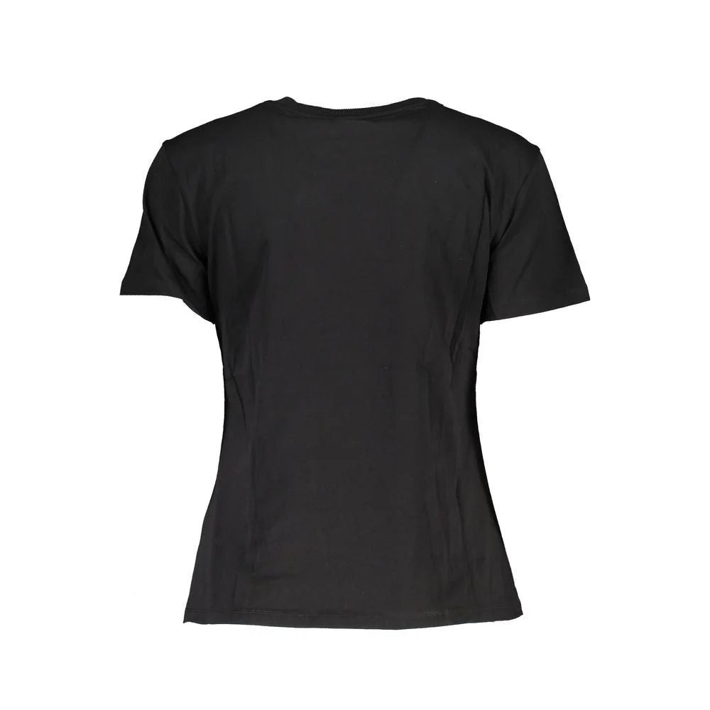 Patrizia Pepe Black Cotton Women T-Shirt - T-Shirts