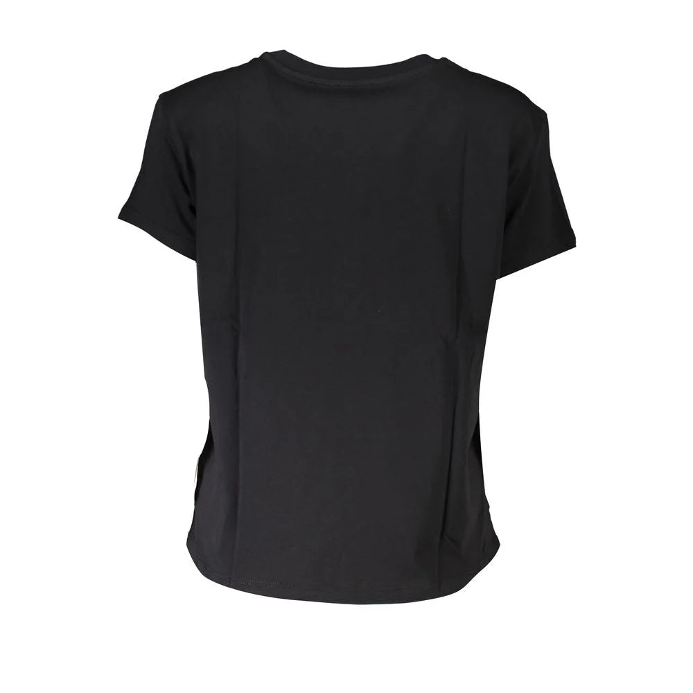 Patrizia Pepe Black Cotton Women T-Shirt - T-Shirts
