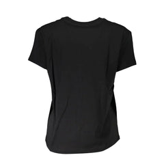 Patrizia Pepe Black Cotton Women T-Shirt - XS